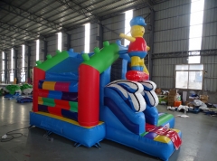 13x13ft Lego Bouncy Castle Slide