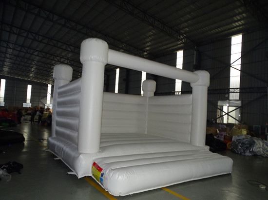 white bounce house