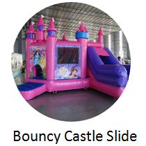 bouncy castle with slide