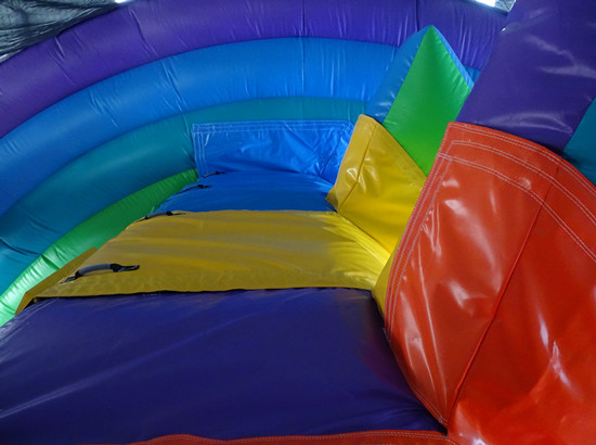 unicorn bounce house water slide