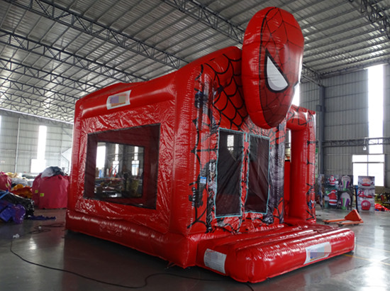 spider man jumping castle