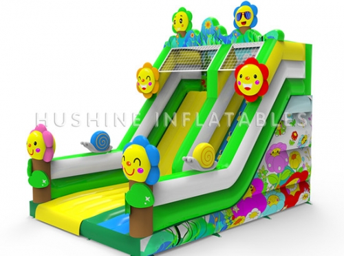 Happy Flower Inflatable Slide