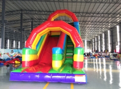 Rainbow Inflatable Slide