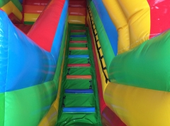 Rainbow Inflatable Slide