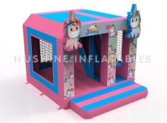 Unicorn Slide Bouncy Castle