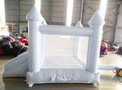 Pastel Blue Bouncy Castle