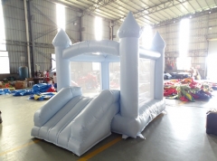 Pastel Blue Bouncy Castle