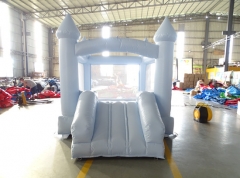 Pastel Blue Bouncy Castle