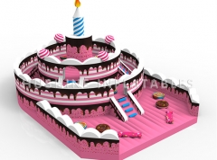 Birthday Cake Jumping Castle