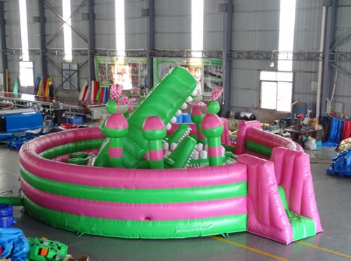 Crocodile Inflatable Ball Pond