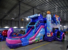Mermaid Bounce House with Slide