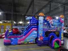 Mermaid Bounce House with Slide