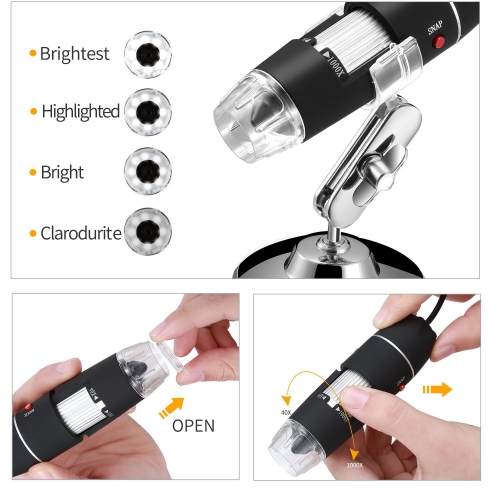USB Digital Microscope Magnification 40-1000x