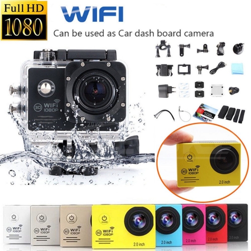 1080P Full HD Sport Action Mini Camera Camcorder Wifi Wireless Waterproof  Water Resistant CamGopro go pro Xiao Mi Yi style