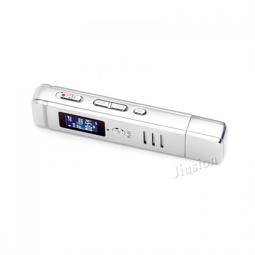 8GB Memory Voice Recorder Pen with MP3 Function 2 in 1 Digital Portable Stereo Audio Record gizli Dictaphone Registrar
