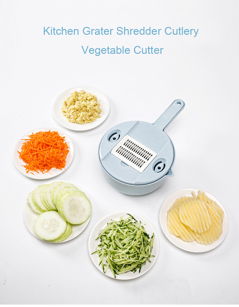 Multifunctional Vegetable Cutter Adjustable Grater Shredding