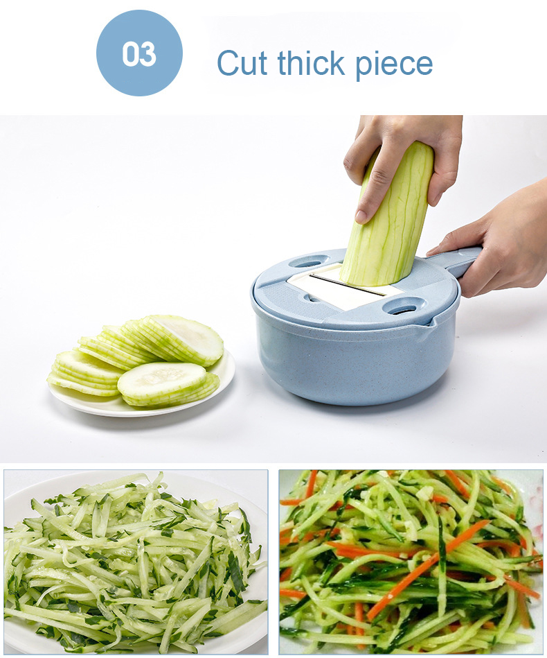 Manual Multi-function Wheat Straw Kitchen Grater Shredder Cutlery Vegetable  Cutter,Home & Kitchen