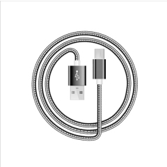 Anyfe Micro metal spring Cable,High Speed Data and Charging with Micro USB / Type C / Lightning Cables