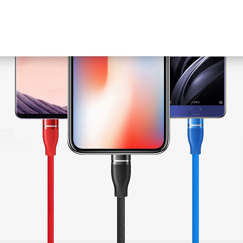 Anyfe 3 in 1 USB Cable,Nylon Braided USB,High Speed Data and Charging with Micro USB / Type C / Lightning Cables
