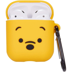 Compatible with AirPod 1&2 Case,Cute 3D Funny Cartoon Character Silicone Airpod Cover,Kawaii Fun Cool Catalyst Design Skin Kits,Fashion Cases for Girls Kids Teens Boys Air pods(Honey Winnie