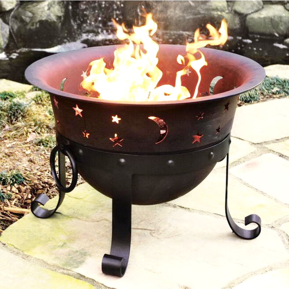 Cast iron fire pit