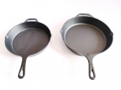 Cast iron fry pan