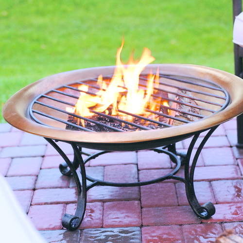 Real Copper Fire Pit