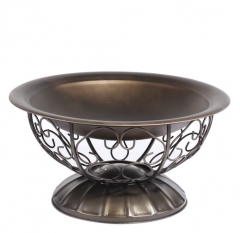 74cm ornate steel fire pit