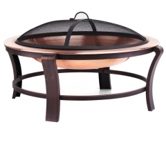 29"(74cm) Copper fire pit