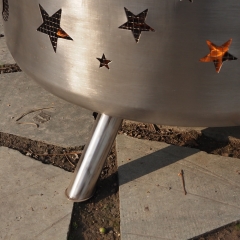 Stainless steel fire pit