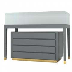 Fully Assembled Jewelry Counter Display Cases