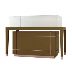 Fully Assembled Jewelry Counter Display Cases