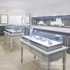 Durable Sophisticated Lighting Jewellery Showcases