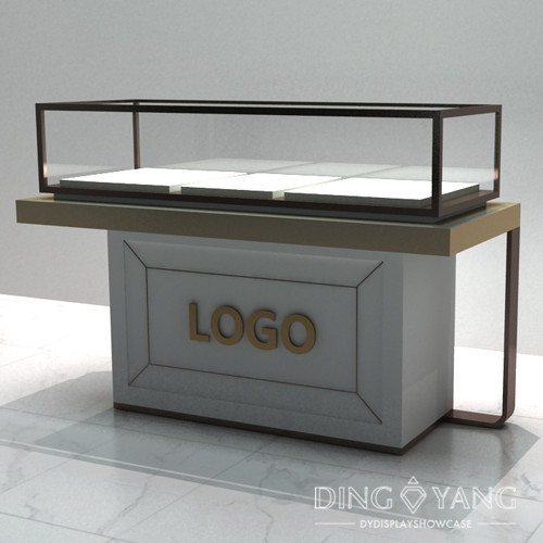 Upscale Jewellery Store Stands Counter