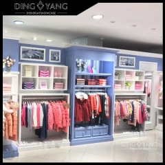 Kid Retail Shop Clothing Display Shelves