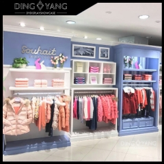 Kid Retail Shop Clothing Display Shelves