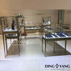 Round Jewellery Shop Display Counters