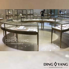 Round Jewellery Shop Display Counters