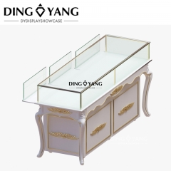 White Gold European Jewelry Showcase Counter