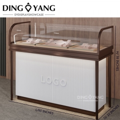 Rose Golden White Jewellery Counter