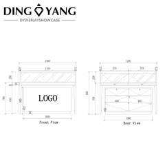 Bespoke Jewelry Counter Display Cases
