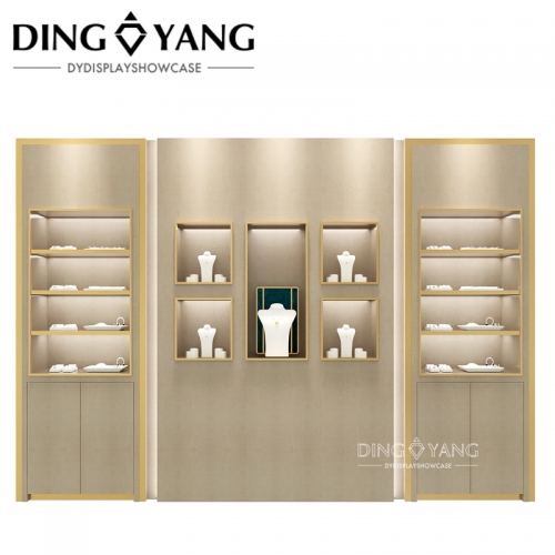 Upscale Jewelry Store Display Wall