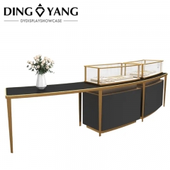 Golden Black Jewellery Display Counter