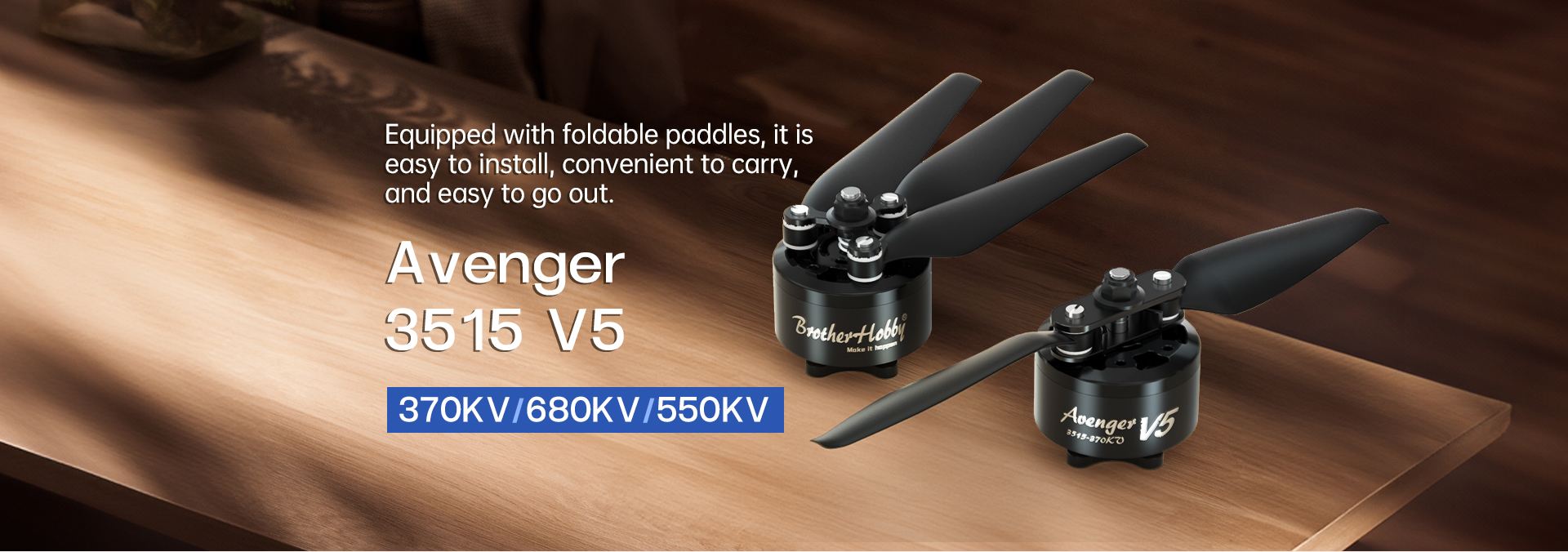 Avenger 3515 V5 370KV/520KV/550KV/680KV Motor(CW)