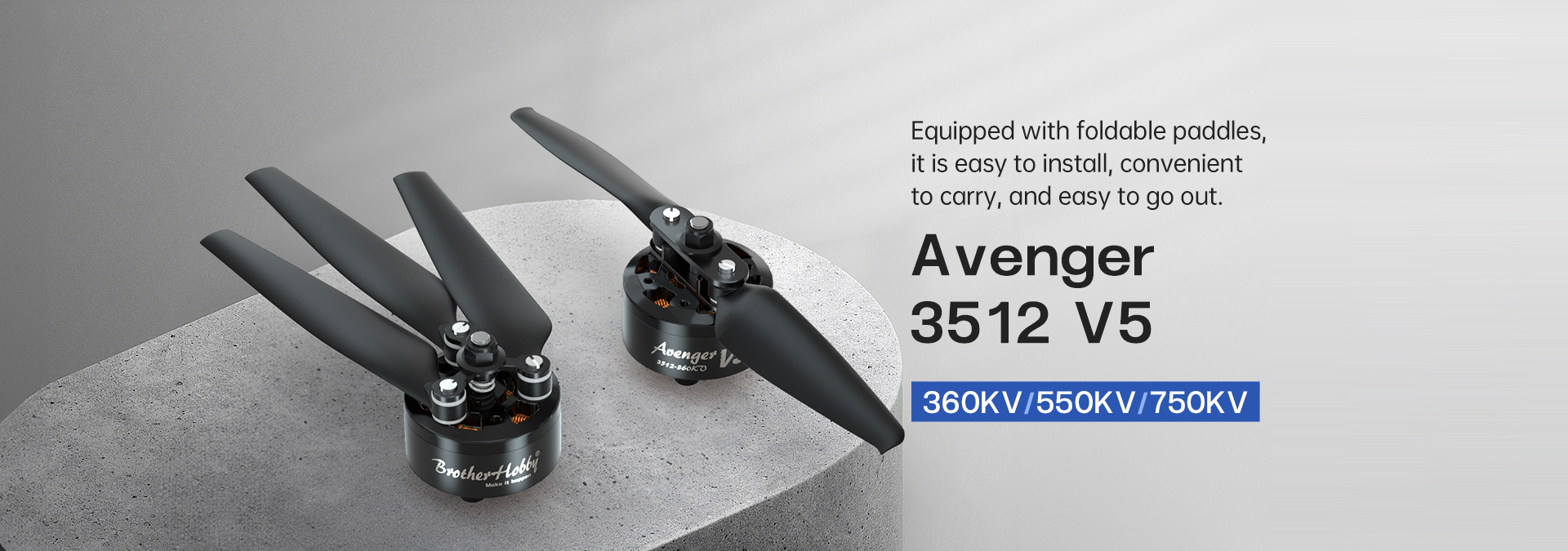 Avenger 3512 V5 360KV/550KV/750KV Motor(CW)