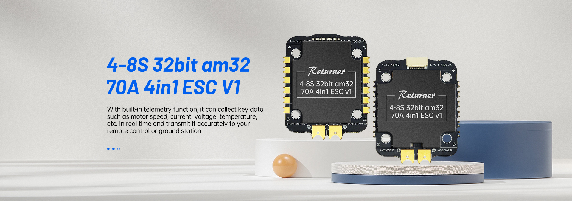 4-8S 32bit am32 70A 4in1 ESC V1