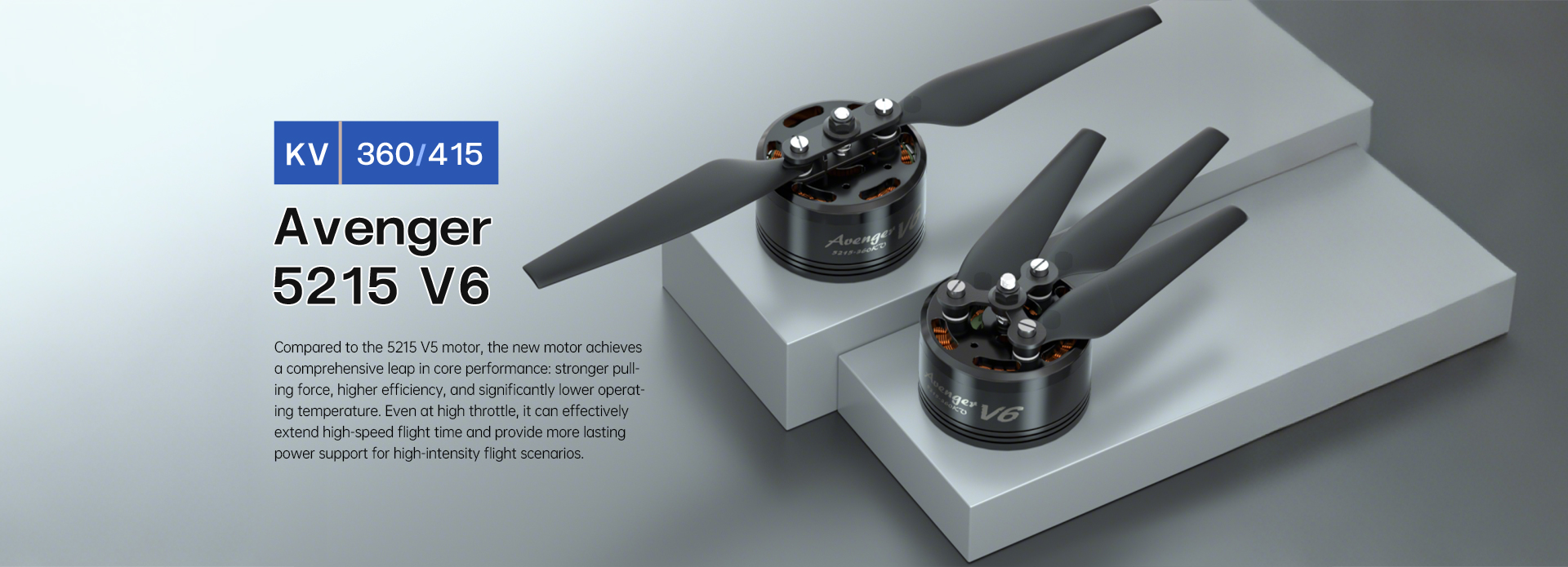 Avenger 5215 V6 360KV/415KV Motor(CW)