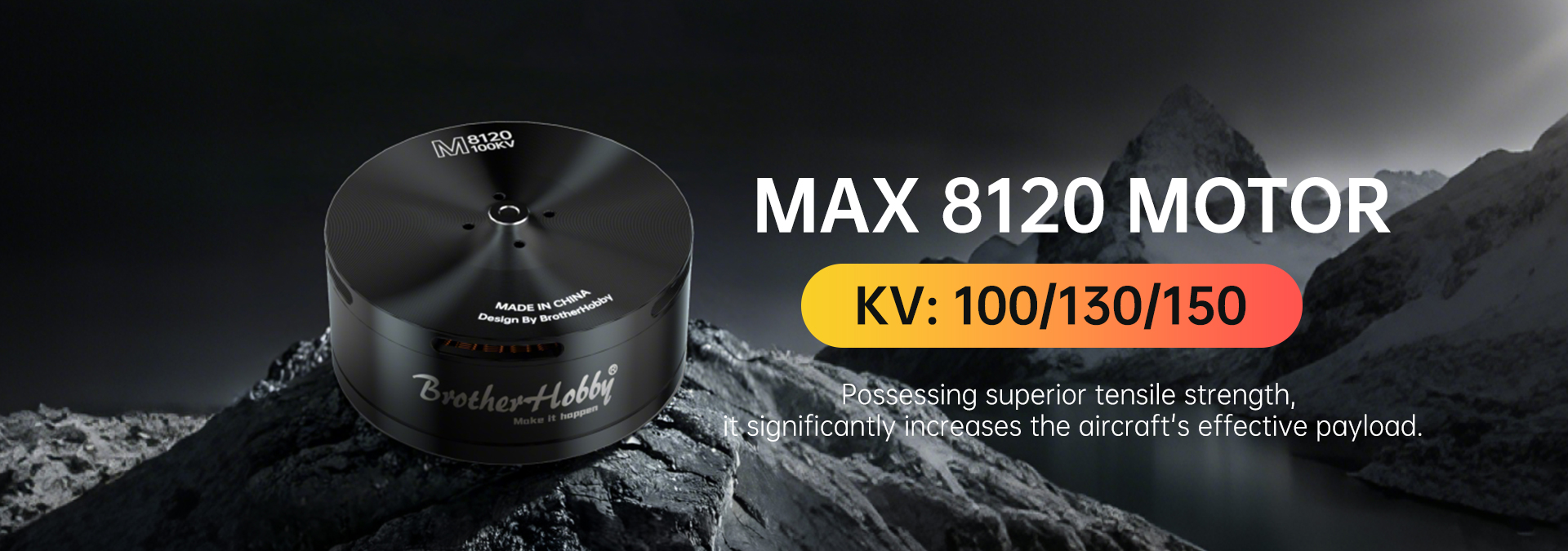 MAX 8120-100KV/130KV/150KV Motor
