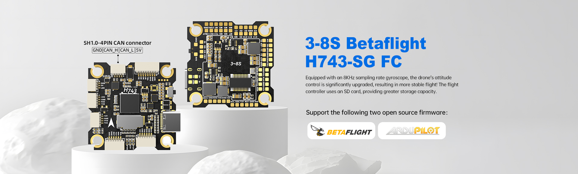 3-8S H743-SG Betaflight Flight Controller