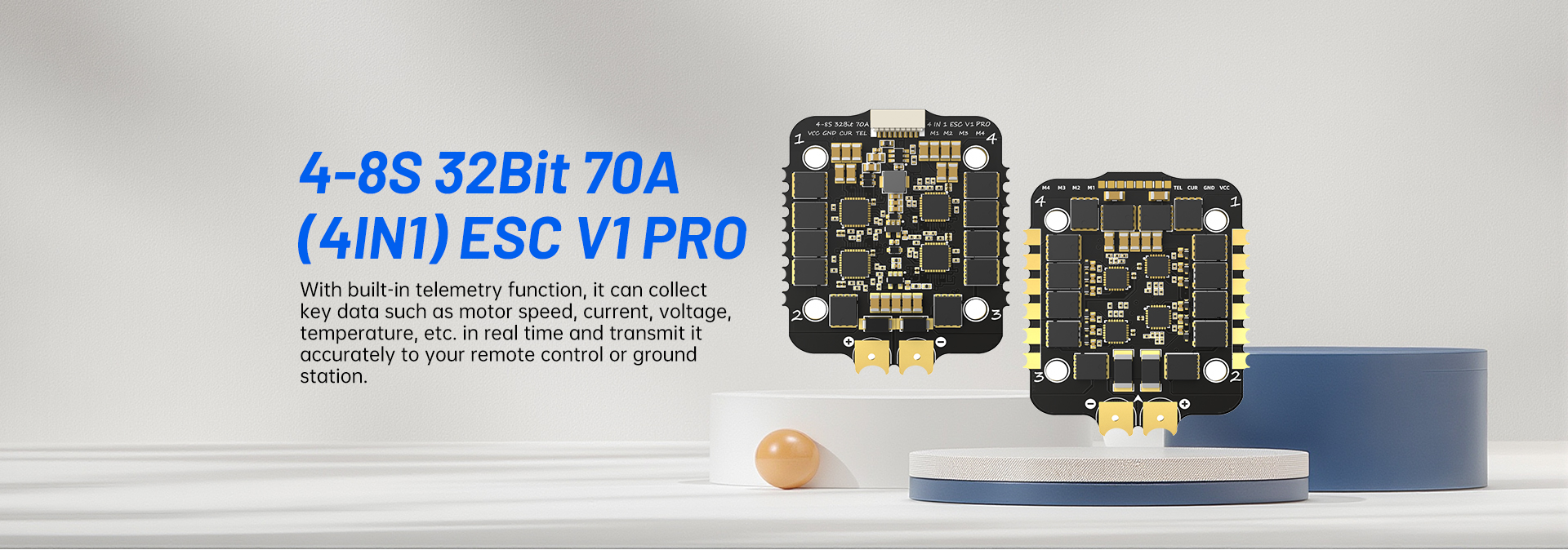 4-8S 32bit am32 70A 4in1 ESC V1 PRO